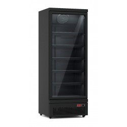 Armoire réfrigérée 640 L 1 portes ouvrantes noire